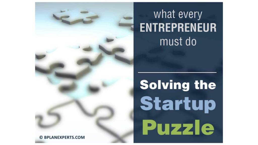 Solving The Startup Puzzle – what every ENTREPRENEUR must do